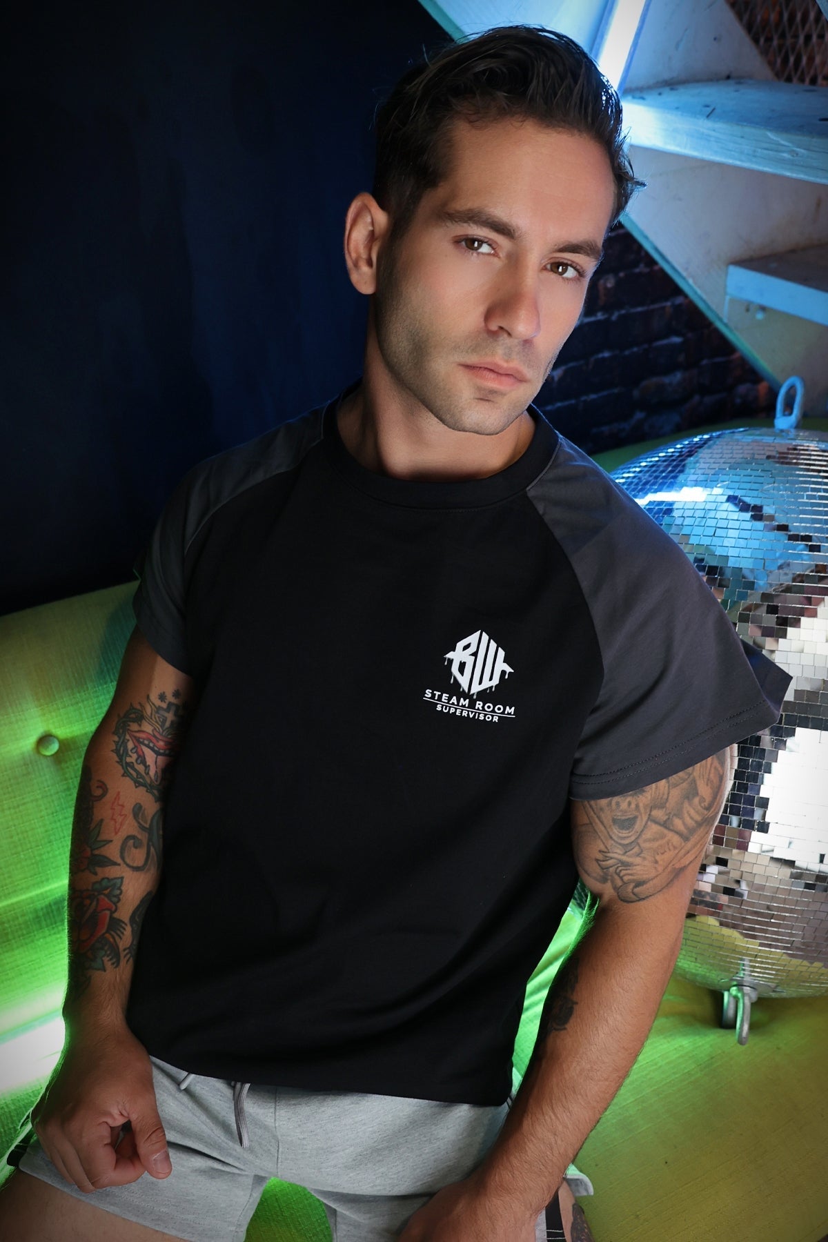 Sweat & Sin Raglan Tee - Breedwell