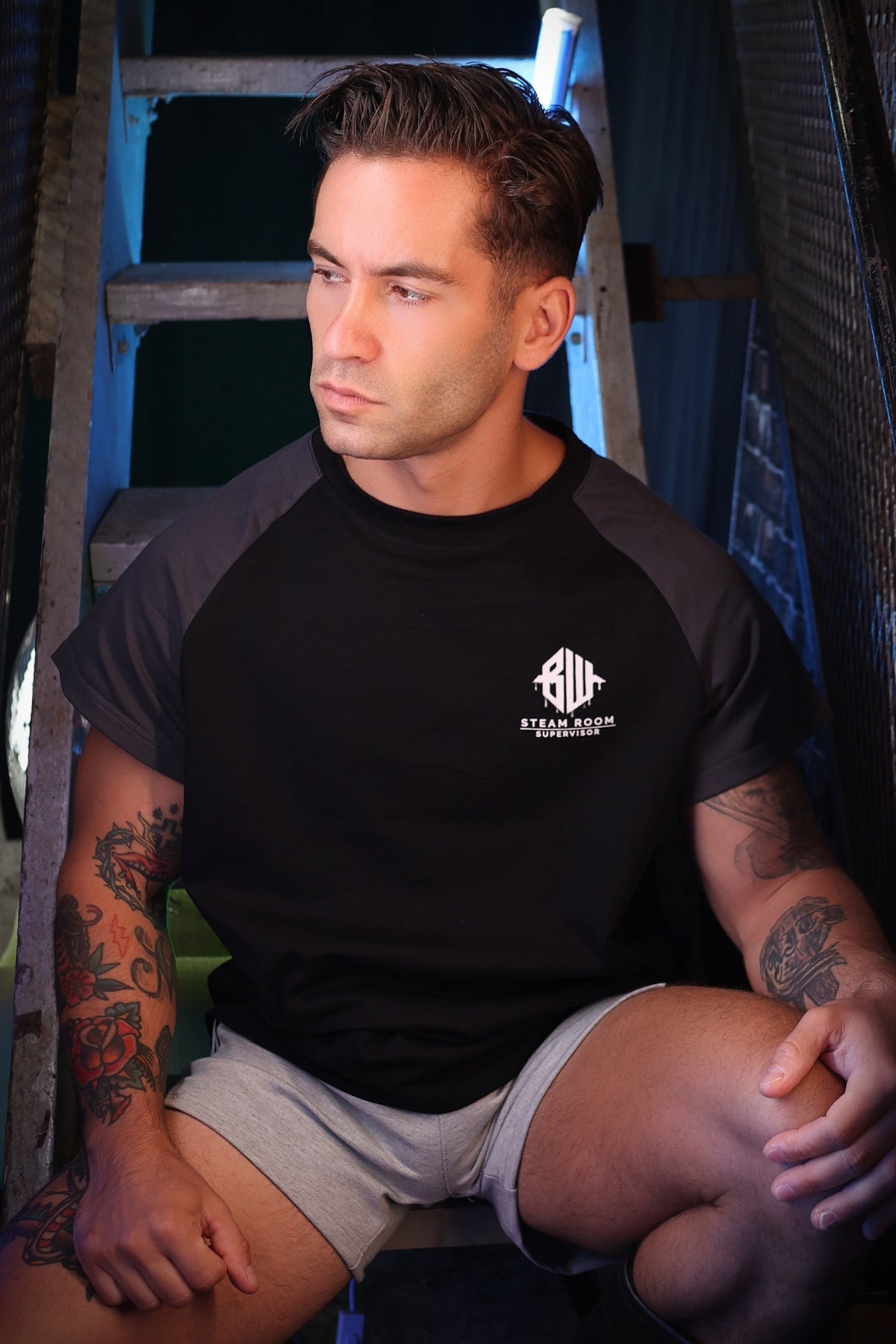 Sweat & Sin Raglan Tee - Breedwell