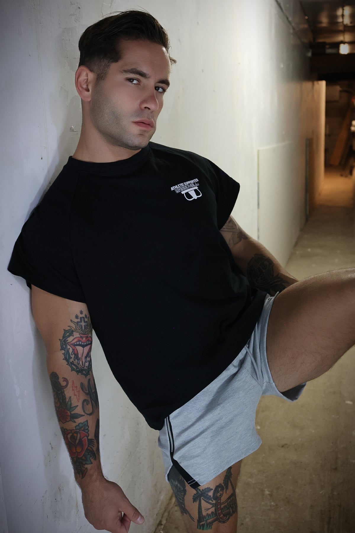 Sweat & Sin Raglan Tee - Breedwell