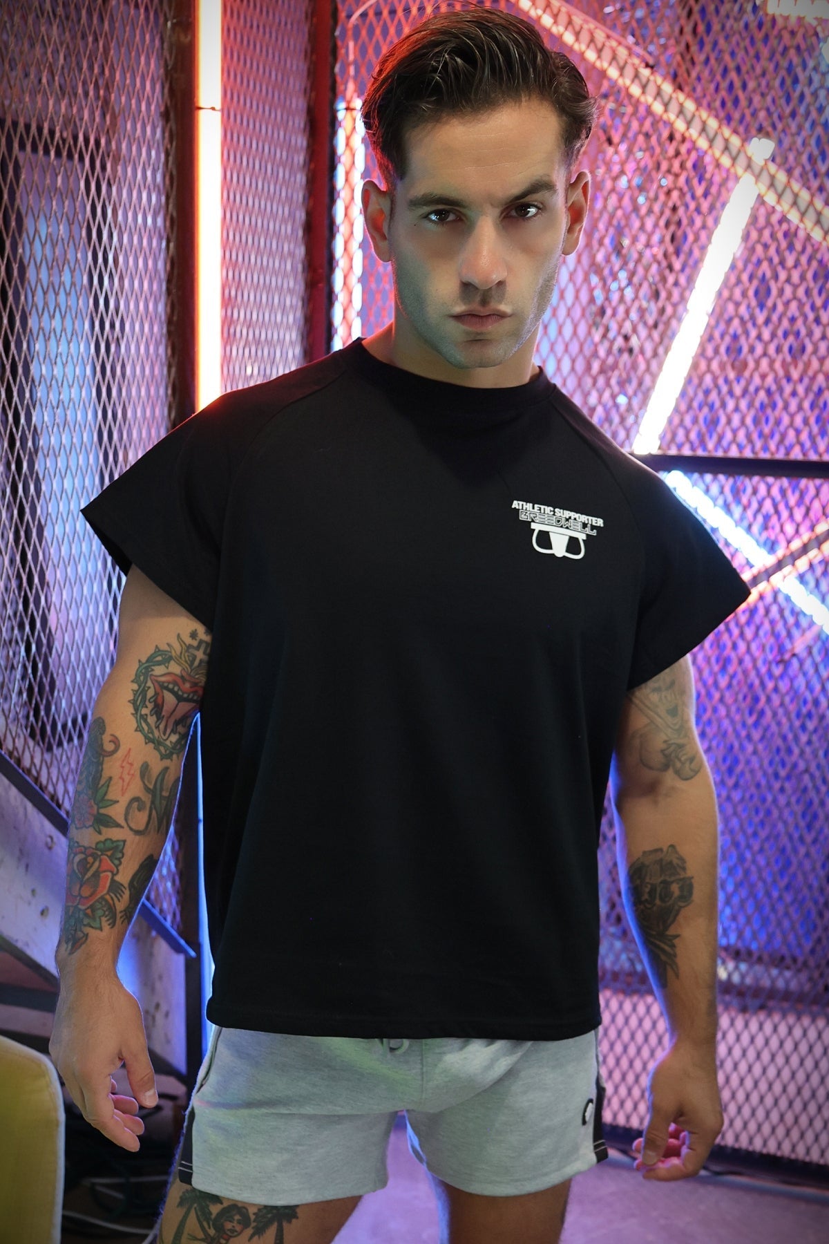 Sweat & Sin Raglan Tee - Breedwell