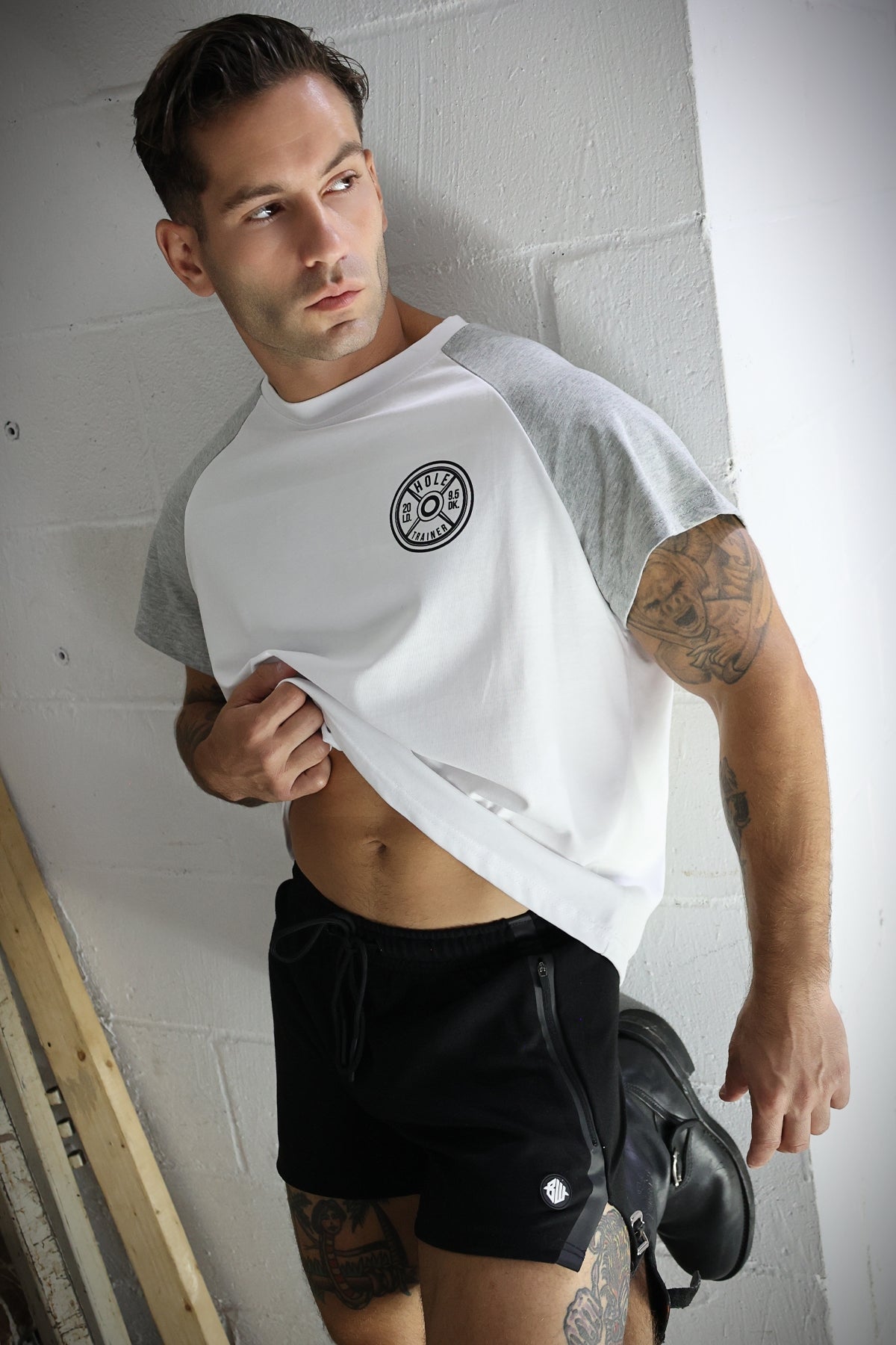 Sweat & Sin Raglan Tee - Breedwell