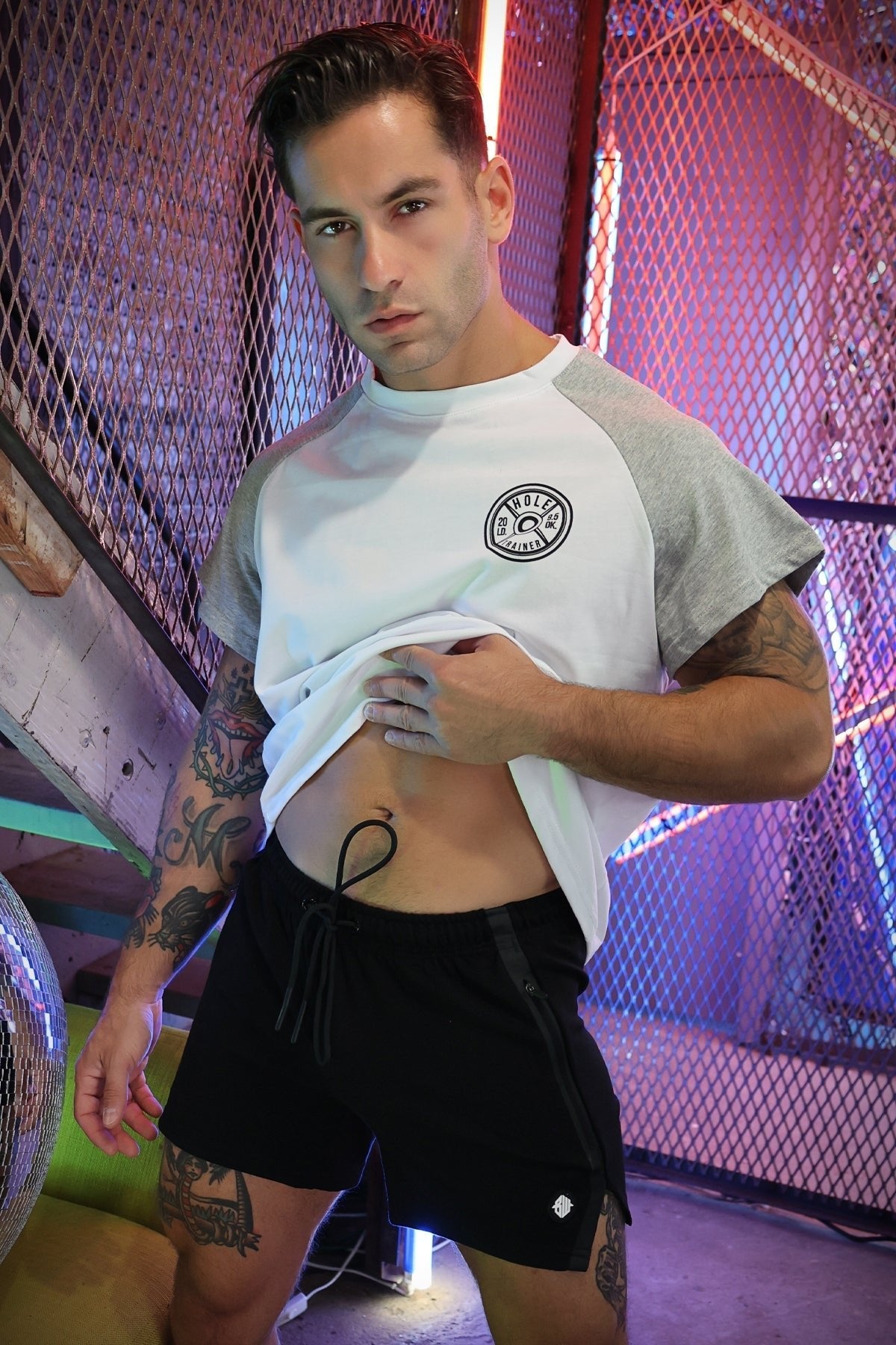 Sweat & Sin Raglan Tee - Breedwell