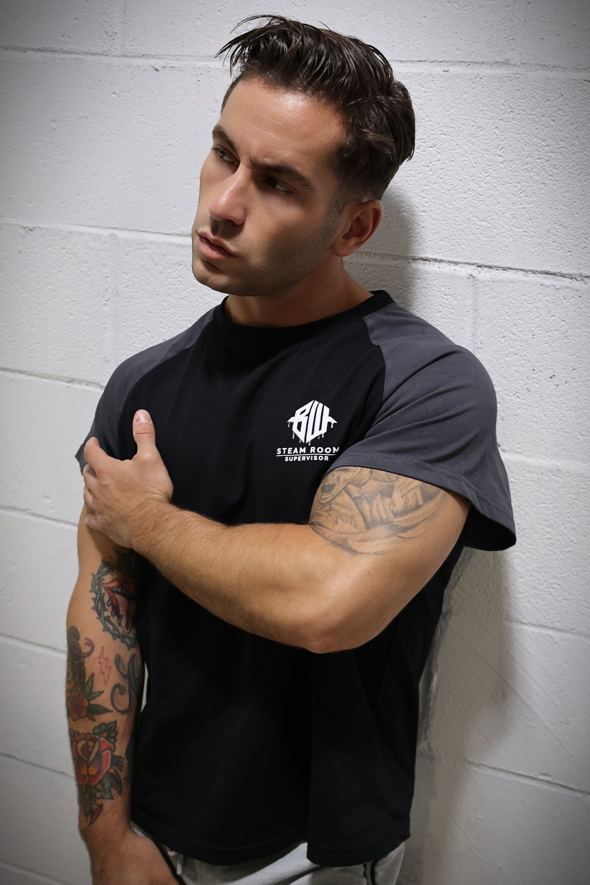 Sweat & Sin Raglan Tee - Breedwell